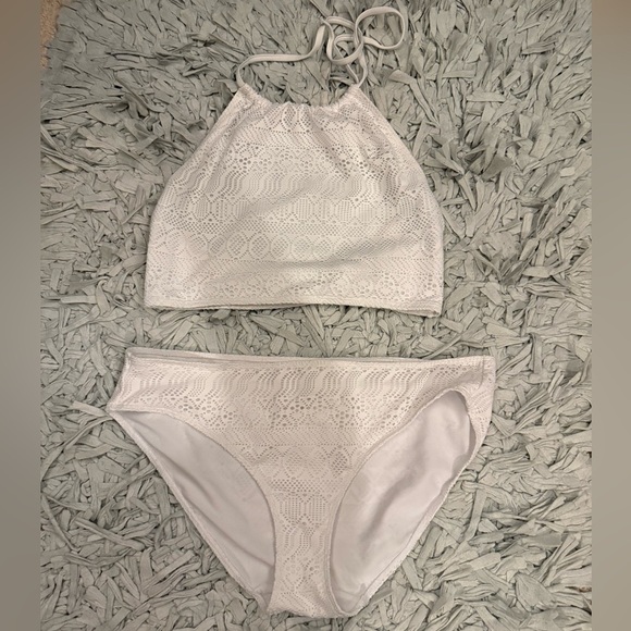 Monkl Other - White Lace Bikini Set